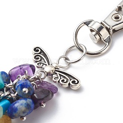 Handmade Lampwork Evil Eye Pendant Decoration&nbsp;HJEW-JM00773