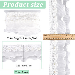 Polyester Lace Trim Ribbon&nbsp;OCOR-WH20005-43A