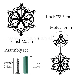 Iron Pendant Decorations&nbsp;HJEW-WH0013-029