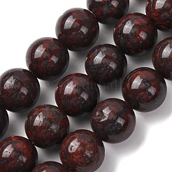 Natural Brecciated Jasper Beads Strands&nbsp;G-A310-A04-16mm