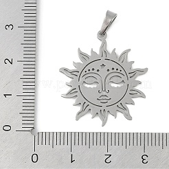 Non-Tarnish 304 Stainless Steel Pendants&nbsp;STAS-L279-033P