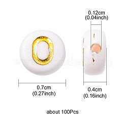 Plating Acrylic Beads&nbsp;PACR-YW0001-10