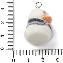 Flocky Resin Pendants&nbsp;FIND-S001-14E