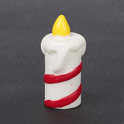 Christmas Style Candle Resin Statue Display Decoration&nbsp;DJEW-O002-01A