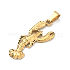 304 Stainless Steel Pendants&nbsp;STAS-F336-13G-02