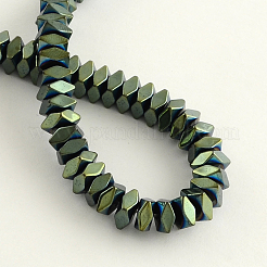 Electroplate Non-magnetic Synthetic Hematite Beads Strands&nbsp;G-R259-10G