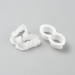 3Pcs Plastic Clay Pressed Molds&nbsp;AJEW-WH20020-216N-01
