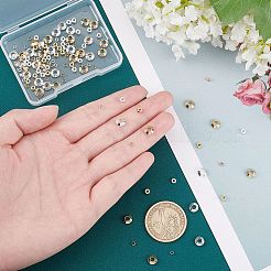 120Pcs 3 Style Brass Beads&nbsp;KK-FH0002-79