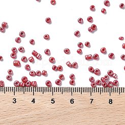 180g15色ガラスシードビーズ  光沢のある  ラウンド  ミックスカラー  8/0  3~4x2~3mm  穴：0.8~1mm  12 G /カラー&nbsp;SEED-JQ0003-01D-3mm
