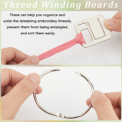 2 Bags Wood Thread Winding Boards&nbsp;AJEW-GF0011-68F