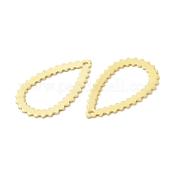 Brass Filigree Pendants&nbsp;KK-M250-06B-G
