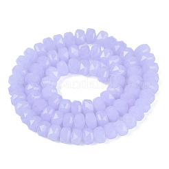 Imitation Jade Glass Beads Strands&nbsp;GLAA-Q114-01A-C03