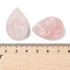 天然石ローズクォーツカボション  ティアドロップ  29.5~30x20.5x9.5~11mm&nbsp;G-K338-40C-02