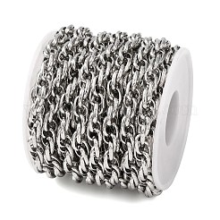 304 Stainless Steel Rope Chains&nbsp;CHS-A021-07B-P