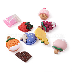 100Pcs 25 Style Opaque Resin Decoden Cabochons&nbsp;CRES-PJ0001-03