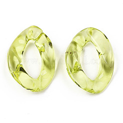 Transparent Acrylic Linking Rings&nbsp;OACR-S036-001A-J03