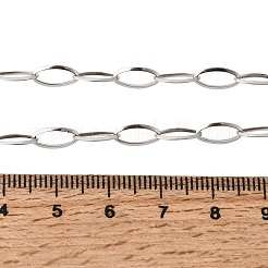 4.5MM 201 Stainless Steel Oval Link Chain Necklaces for Unisex&nbsp;NJEW-K302-26P