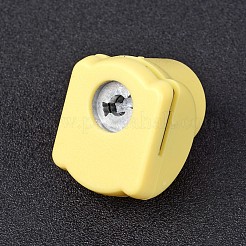 スクラップブッキングとペーパークラフト用のランダムな単色またはランダムな混合色のミニプラスチッククラフトペーパーパンチセット  ペーパーシェイパー  キャンディ  33x26x32mm&nbsp;AJEW-L051-04