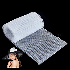 Plastic Wrinkle Mesh Fabric for Dress Headwear Accessories&nbsp;DIY-WH0588-16B