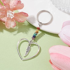 Heart Alloy Pendant Keychain&nbsp;KEYC-JKC00626-01