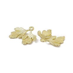 合金ペンダント  リーフチャーム  ライトゴールド  17.5x21x2.5mm  穴：1.6mm&nbsp;PALLOY-D014-15B-LG