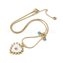 304 Stainless Steel Snake Chain Necklaces&nbsp;NJEW-U004-03G