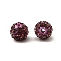 Polymer Clay Rhinestone Beads&nbsp;RB-A053-6mm-10