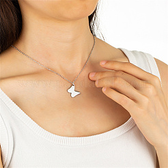 Non-Tarnish 304 Stainless Steel Pendant Necklaces&nbsp;FZ5872-1