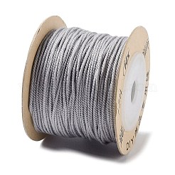 ポリエステルツイストコード  ラウンド  DIYのジュエリーには  ゲインボロ  1mm  約49.21ヤード（45m）/ロール&nbsp;OCOR-G015-01A-28