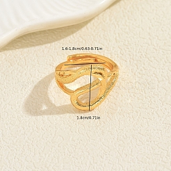Brass Cuff Open Rings for Women&nbsp;FB8825