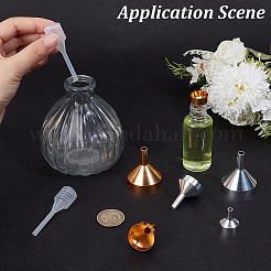 12Pcs 6 Colors Aluminum Funnel Hopper&nbsp;FIND-CN0002-71