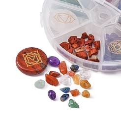 DIY Chakra Gemstone Jewelry Making Finding Kit&nbsp;DIY-YW0005-99