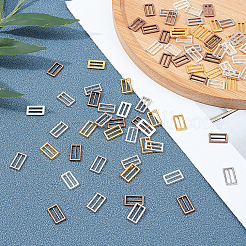 合金バックル  長方形  ミックスカラー  10x6x1mm  4色  20個/カラー  80個/箱&nbsp;PALLOY-PH0001-69