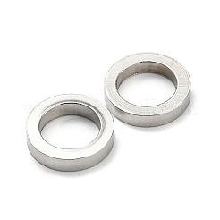 変色しない201ステンレススチール製リンクリング  丸いリング  ステンレス鋼色  10x2mm  内径：6.8mm&nbsp;STAS-H180-05P