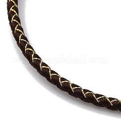 Adjustable Polyester Cord Braided Bracelets&nbsp;BJEW-Z085-01G-02
