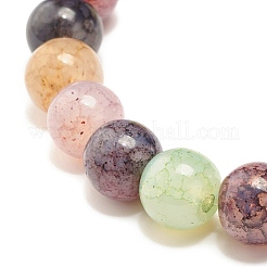 8.5MM Imitation Gemstone Glass Round Beads Stretch Bracelet for Women&nbsp;BJEW-JB07415