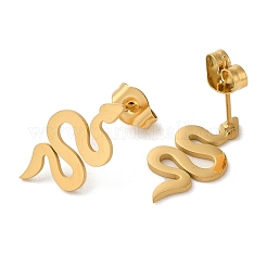 304 Stainless Steel Stud Earrings&nbsp;EJEW-Z036-04G