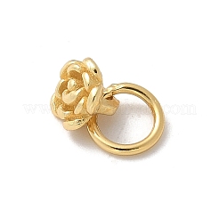 S925 スターリングシルバーペンダント  花  ゴールドカラー  5x4mm&nbsp;STER-H115-08F-G
