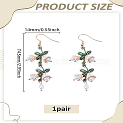 1 Pair Alloy Dangle Earrings&nbsp;EJEW-LP0013-14