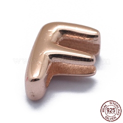 925 Sterling Silver European Beads&nbsp;STER-E064-01F-RG