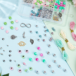 DIY Evil Eye Bracelets Making Kit&nbsp;DIY-PH0008-86