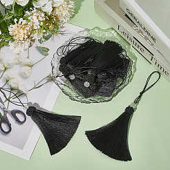 Polyester Tassel Pendants&nbsp;FIND-WH20031-12C