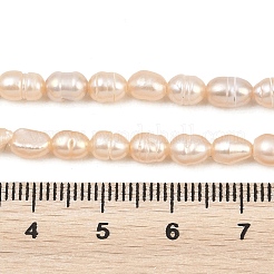 Natural Cultured Freshwater Pearl Beads Strands&nbsp;PEAR-D003-01D-08