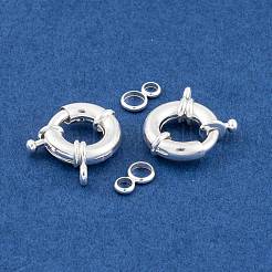 Rack Plating Brass Spring Ring Clasps&nbsp;KK-P269-20D-S