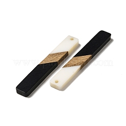 Opaque Resin & Walnut Wood Big Pendants&nbsp;RESI-D060-C-06