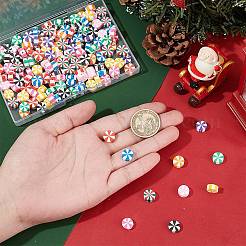 200Pcs 10 Colors Handmade Polymer Clay Beads&nbsp;CLAY-SC0001-80