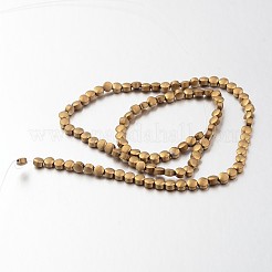 Electroplate Non-magnetic Synthetic Hematite Bead Strands&nbsp;G-F300-33B-F03