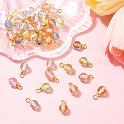 40Pcs Gradient Color Resin Pendants&nbsp;PALLOY-FS00029