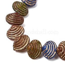 Baking Paint Glass Beads Strands&nbsp;GLAA-H042-04