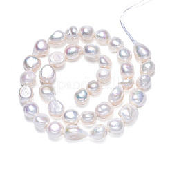 Natural Cultured Freshwater Pearl Beads Strands&nbsp;PEAR-N014-08D